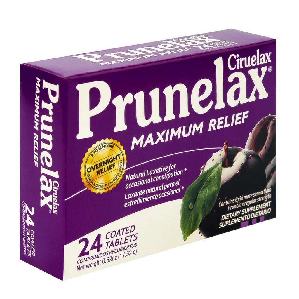 Prunelax Maximum Relief 24 Tabs.