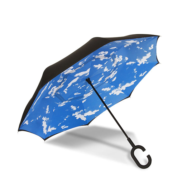 HappiBrella Blue Sky Reversible Umbrella
