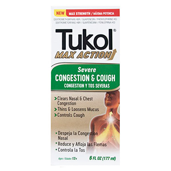 Tukol Max Severe Cough and Congestion 6 oz.