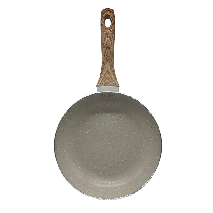 Farmhouse Grey Ceramic Fry Pan 10 inch Skillet Non-Stick Frying