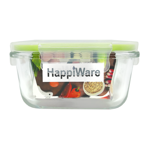 HappiWare Multi-Purpose Glass Container 830ML