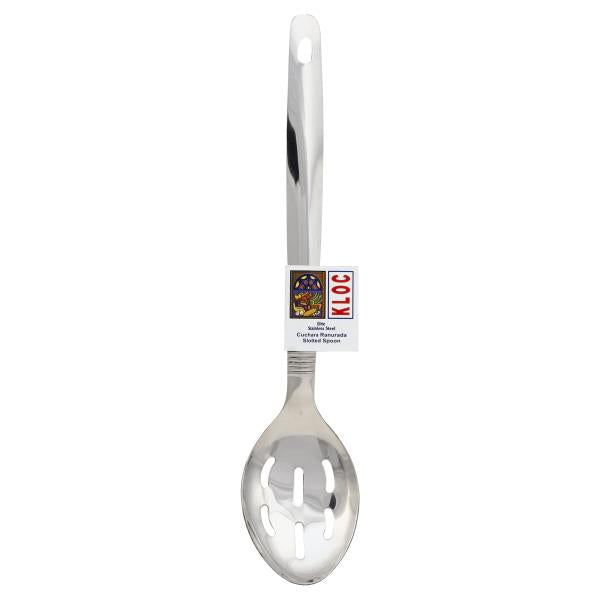Kloc 13" Stainless Steel Slotted Spoon