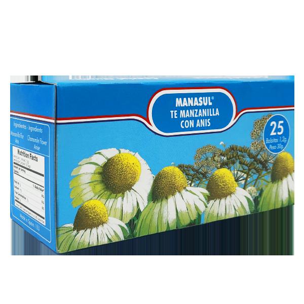 Manasul Te Manzanilla Con Anis 25 Bags – Healthtex Distributors