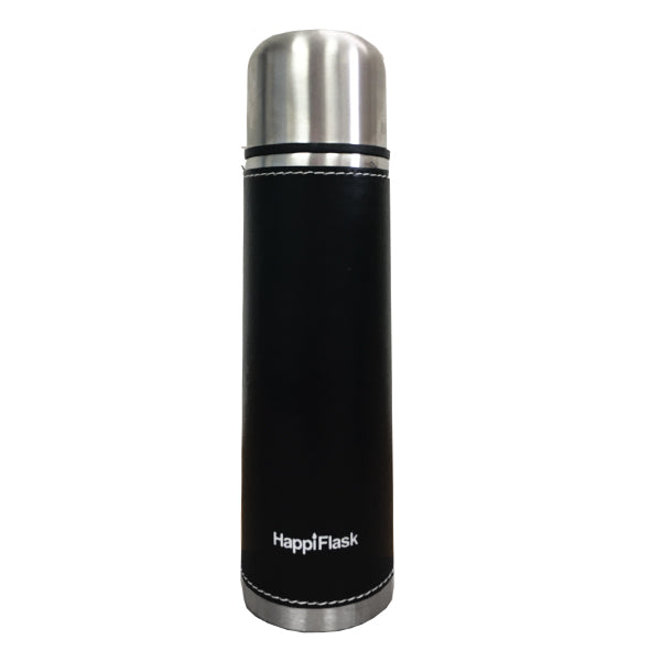 HappiFlask Thermo with Black Leather Pouch 500 ml.