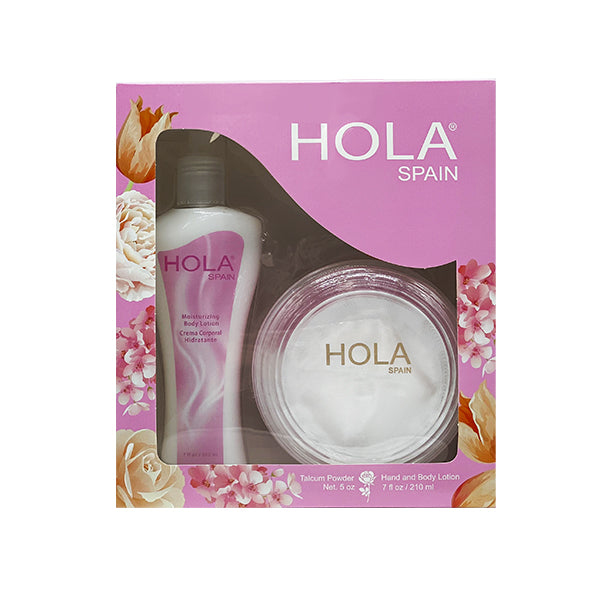 HOLA Pink Body Lotion & Talcum Set 5.0 oz.